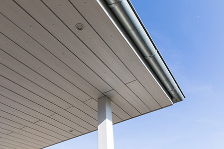 Terrassenüberdachung aus Faserzement von Cedral