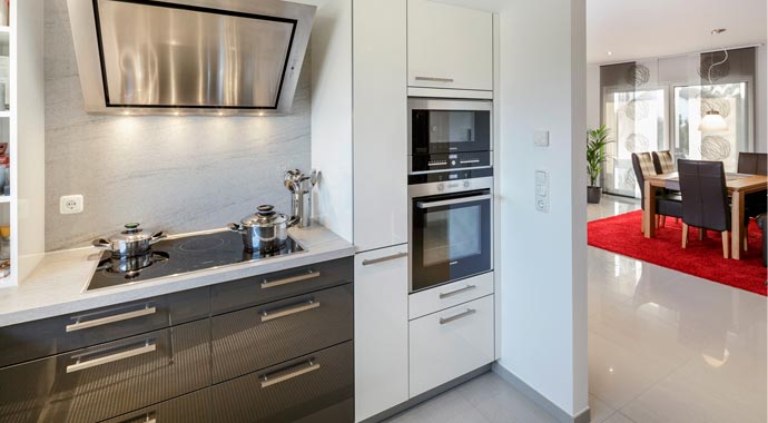 Luxhaus Bungalow 130 Küche