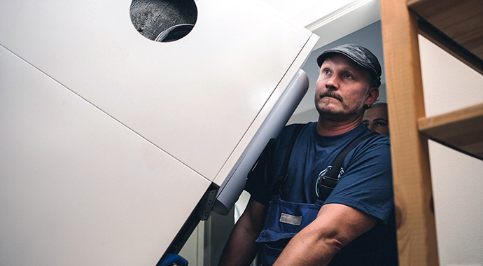 Wärmepumpe wird eingebaut Wärmepumpe wird eingebaut | Bild: NIBE