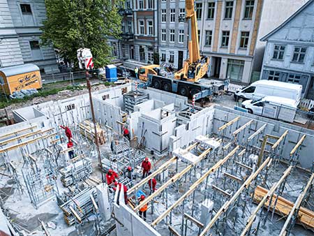 Glatthaar Fertigkeller für den Objektbau