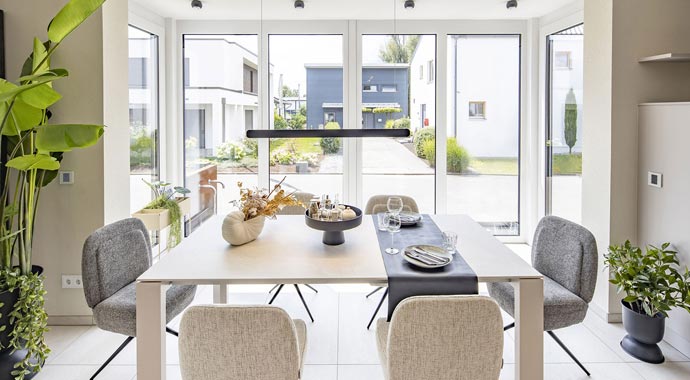 Essbereich MEDLEY 3.0 - Musterhaus Mannheim von FingerHaus