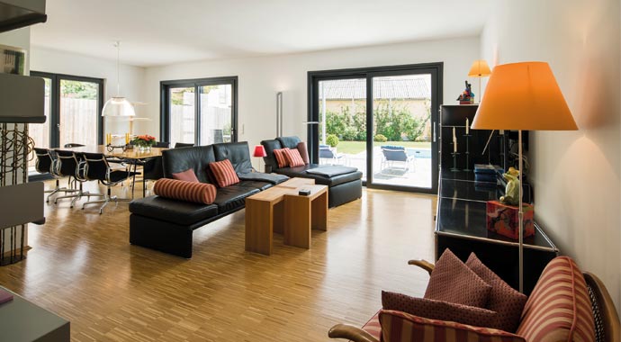 Wohnbereich Bungalow NIVO von FingerHaus