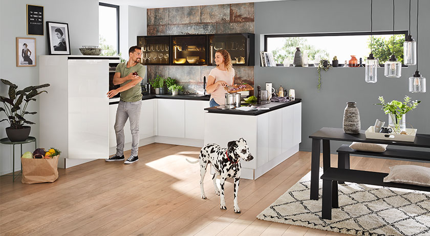 Küchenplanung Familienküche Nolte