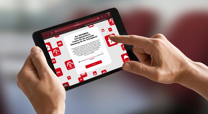 Mit dem Rockwool-SchrägdachCheck die ideale Schrägdachdämmung finden