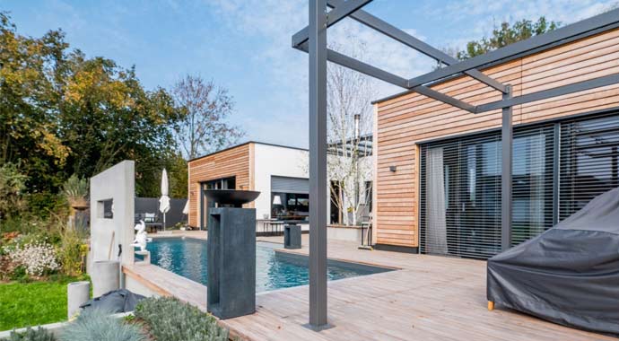 Außenansicht Bungalow Bayern von Griffner Haus