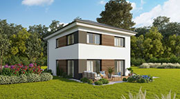 Außenansicht Concept Design 122 edition von Favorit Massivhaus Außenansicht Concept Design 122 edition von Favorit Massivhaus