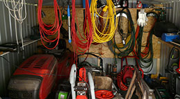 Symbolbild unaufgeräumte Garage