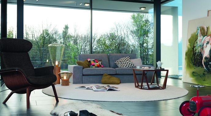 Okal Haus Musterhaus Wuppertal Wohnbereich