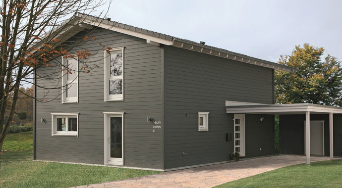 Stommel Haus Kundenhaus Eibe Außenansicht