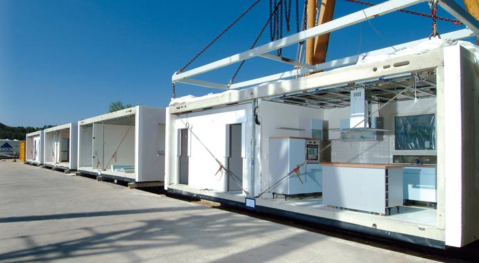 Massives Raummodul von Dennert Massivhaus