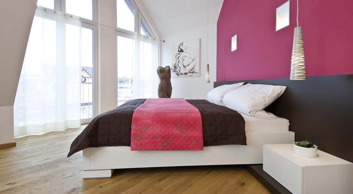 Haas Fertigbau Haas MH Hessdorf 169 Schlafzimmer