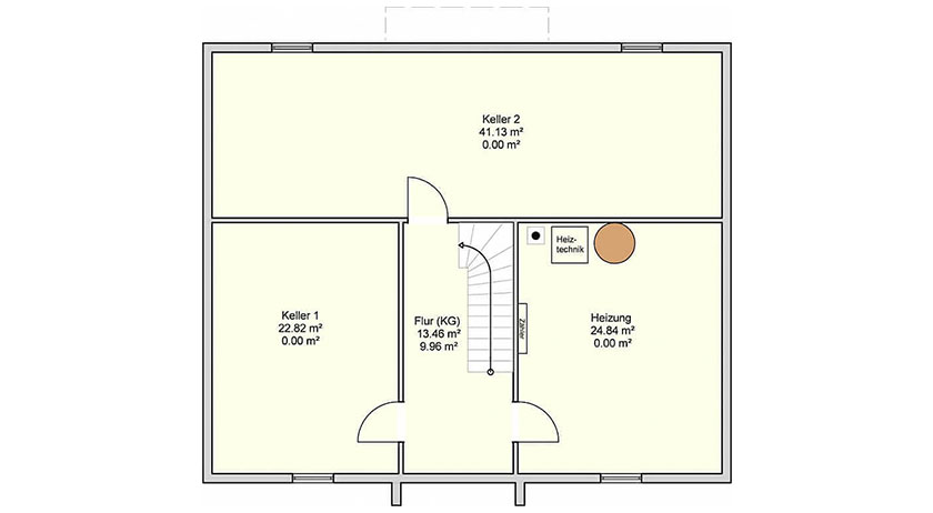 Fingerhut Musterhaus Erlangen Grundriss Kellergeschoss