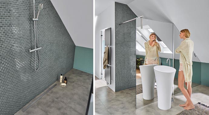 Individuelle Duschlösung von Kermi