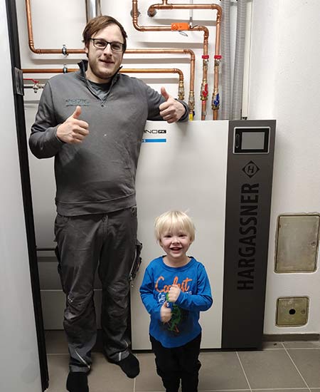 Pelletheizung Nano-PK Plus 6-32 kW von Hargassner Pelletheizung Nano-PK Plus 6-32 kW von Hargassner