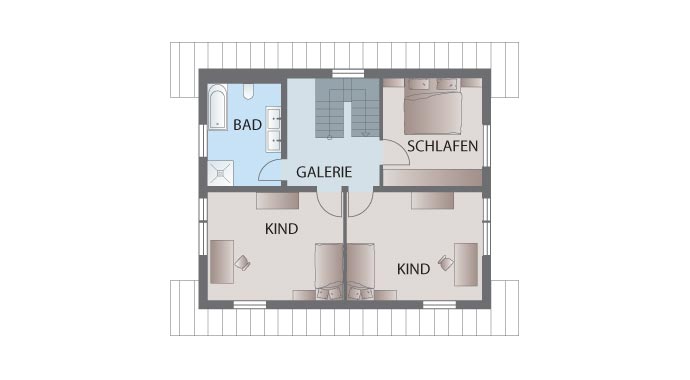 SchwörerHaus Haus Noller Grundriss Obergeschoss