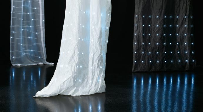 Création Baumann Vorhangstoff eLumino