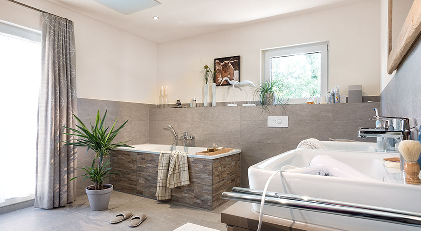 SchwörerHaus Kundenhaus Ziegler Badezimmer