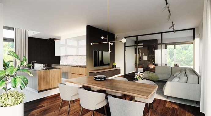 VISION 195 Essbereich