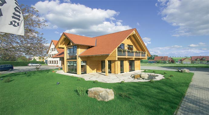 Fullwood Musterhaus Hohenlohe Außenansicht