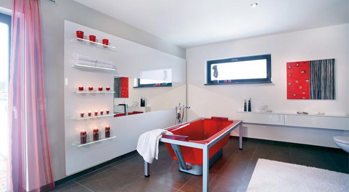 SchwörerHaus Musterhaus E 20-200.1 Badezimmer