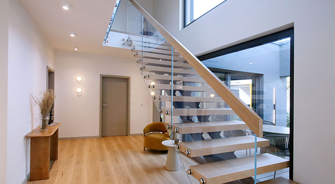 Treppenhaus Musterhaus Wuppertal von Danwood