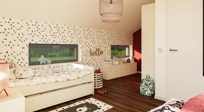 Kinderzimmer SmartSpace-E-120 E1 von Schwabenhaus