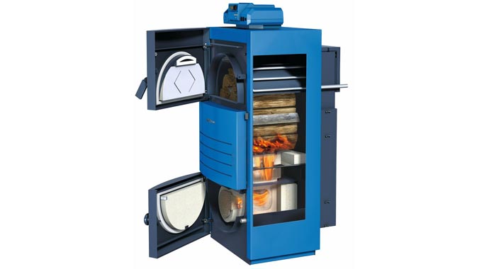 Scheitholzkessel Holzvergaserkessel Buderus Logano S161