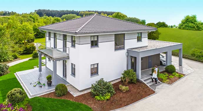 Außenansicht Haas MH Falkenberg 150 von Haas Fertigbau