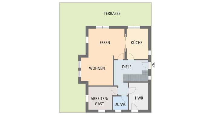 Viebrockhaus Edition 445 Grundriss Erdgeschoss