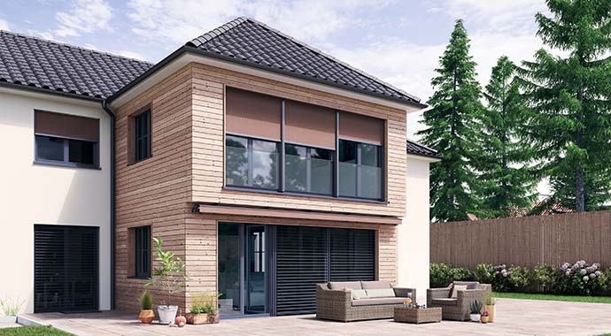 Rollläden, Fenstermarkisen und Außenjalousien sorgen nicht nur für die richtige Lichtstimmung im Haus - auch Faktoren wie Privatsphäre und Sicherheit, Energieeffizienz und Temperaturregulierung sind eng mit den ausgewählten Verschattungslösungen verknüpft. | Foto: WAREMA