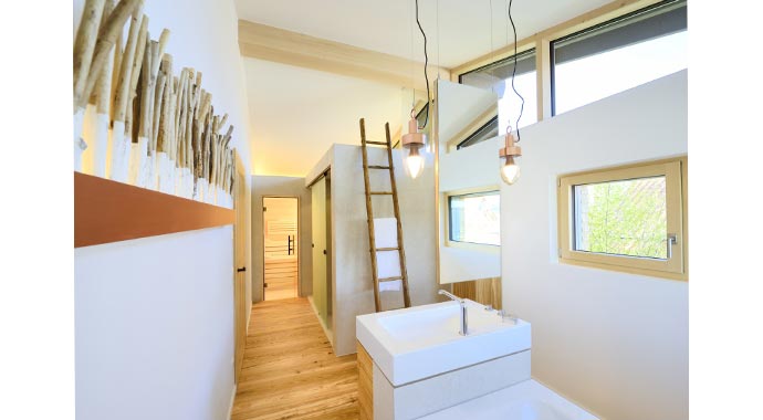 Bau-Fritz, Musterhaus Alpenchic Bad