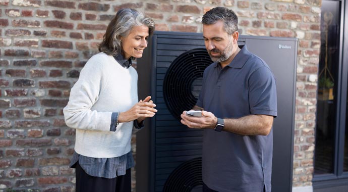 Luft-Wasser-Wärmepumpe aroTHERM plus von Vaillant