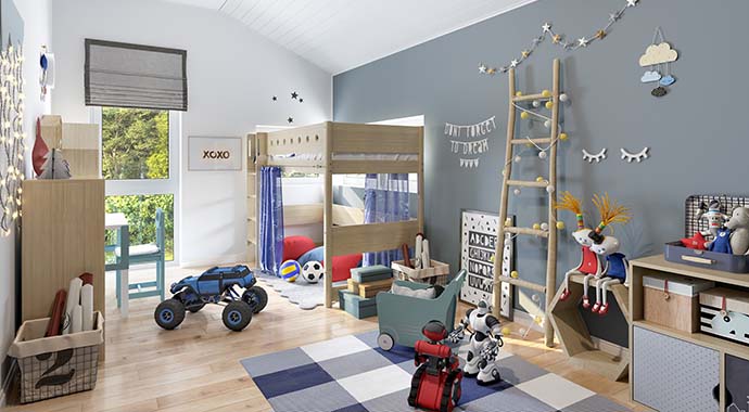 Kinderzimmer | Foto: FAVORIT Massivhaus