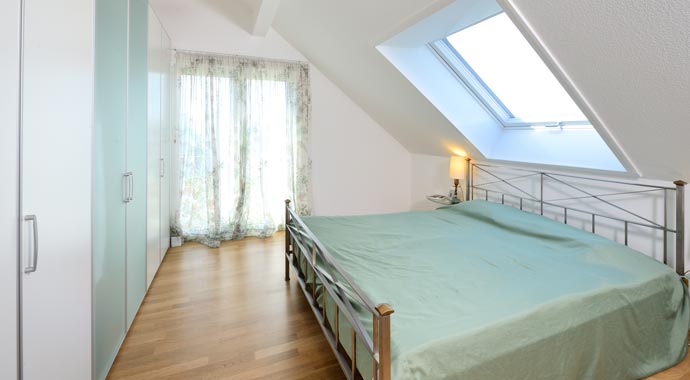 Fertighaus Weiß Kundenhaus Kienhöfer Schlafzimmer
