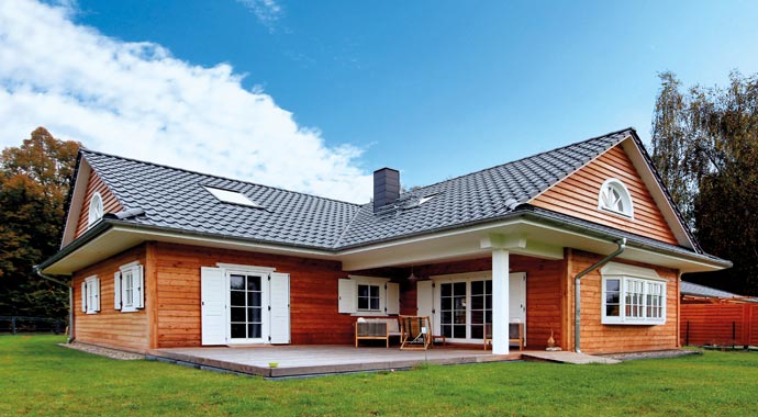 LéonWood Blockhaus Canada Hurra wir bauen