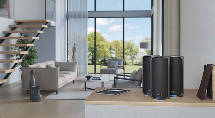 Bestes WLAN mit dem Orbi 970 Router | Foto: Netgear Bestes WLAN mit dem Orbi 970 Router | Foto: Netgear