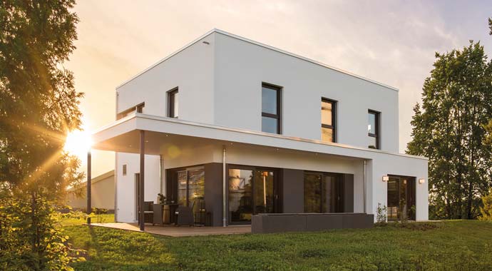 Außenansicht MAXIM - Musterhaus Gießen von FingerHaus