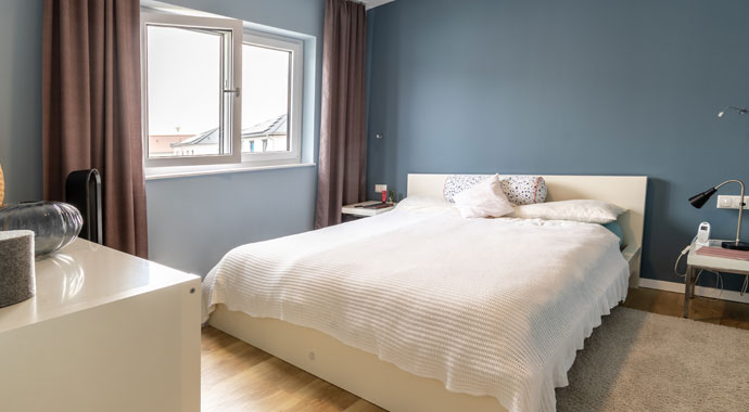 Schlafzimmer Passivhaus Jungbauer von STREIF Haus