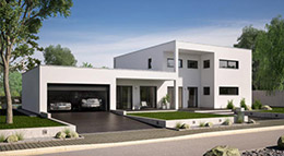 Plusenergiehaus Kern-Haus Ixeo Außenansicht