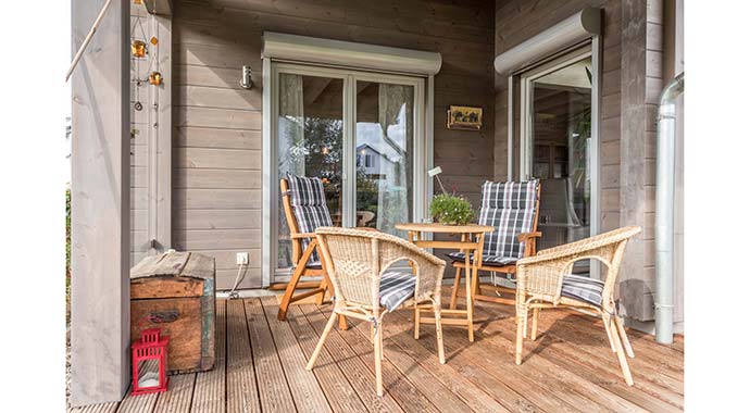 Terrasse Haus Felsblick von Fullwood