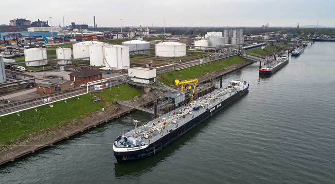 Erste Schiffsladung BioLPG erreicht Duisburger Hafen Erste Schiffsladung BioLPG erreicht Duisburger Hafen