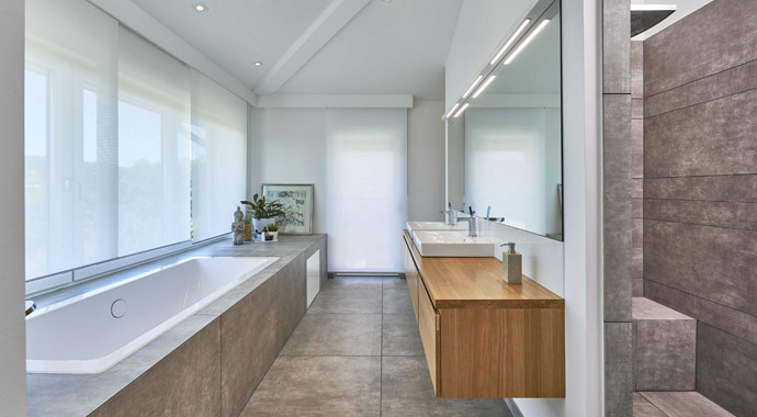 Badezimmer Kundenhaus SETROS von Kampa