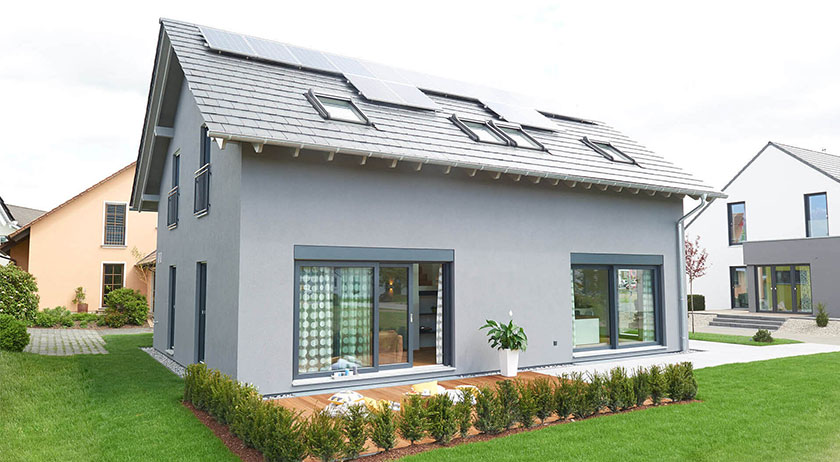 Fingerhut Haus Musterhaus Koblenz Außenansicht