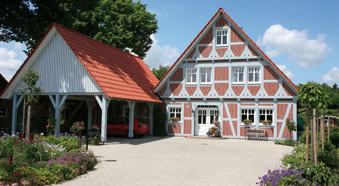 Emil von Elling Fachwerkhaus Elling 335 Außenansicht