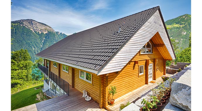 Außenansicht Blockhaus Neu Finnland von LéonWood