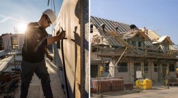 Fertighaus oder Massivhaus Baustelle Fertighaus und Baustelle Massivhaus