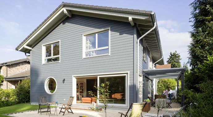 Stommel Haus Kundenhaus Maler Außenansicht