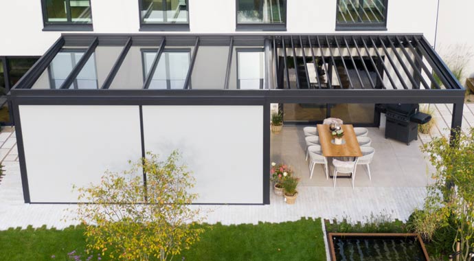 Lamellendach von Sonne-am-Haus.de