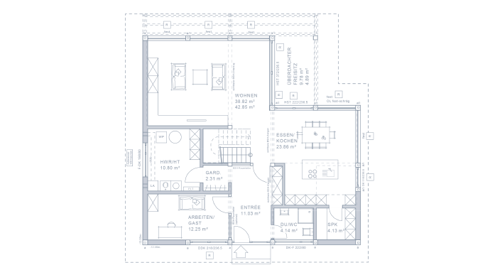 Meisterstück-Haus Musterhaus Günzburg TreppeMeisterstück-Haus Musterhaus Günzburg Grundriss Erdgeschoss