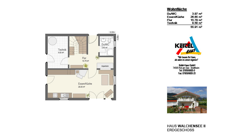 Keitel Haus Kundenhaus Walchensee II Grundriss Erdgeschoss